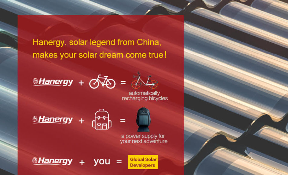 Summit of Global Solar Application Product Developers of Hanergy